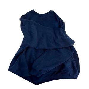 JerZees navy blue crewneck.